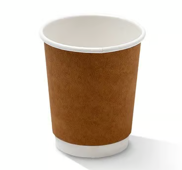 Cup Double Wall - PAC 8oz Brown 25pc