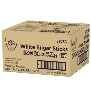 Sugar Sticks 2500pc - CSR White